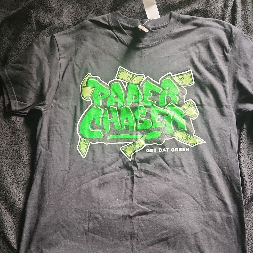 Black and Green Graphic Tee